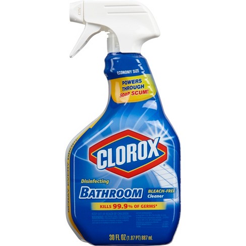Clorox Disinfecting Bathroom Cleaner Spray Bottle 30 oz