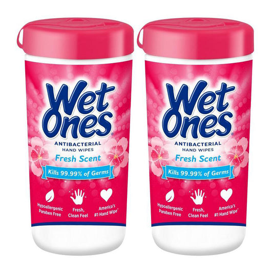Wet Ones Fresh Scent Disinfectant Hand Wipes 40ct (2 pack)