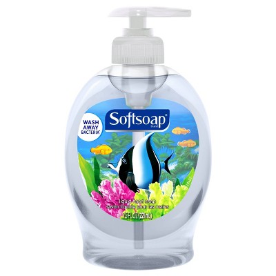 Softsoap Liquid Hand Soap Aquarium 7.5 oz 221 ml "3-PACK"