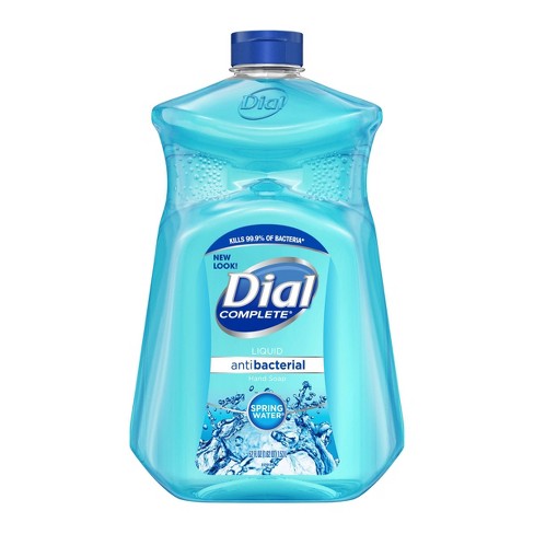Dial Complete Liquid Antibacterial Hand Soap Spring Water 52 oz 1.53 L REFILL