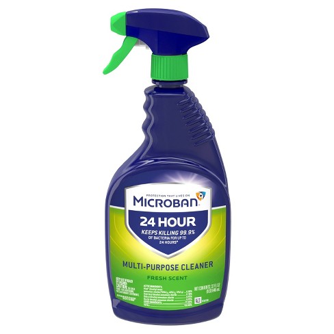 Microban 24 Hour Multi-Purpose and Disinfectant Cleaner Fresh Scent 32 fl oz