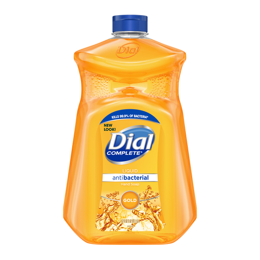 Dial Complete Liquid Antibacterial Hand Soap Gold 52 oz 1.53 L REFILL