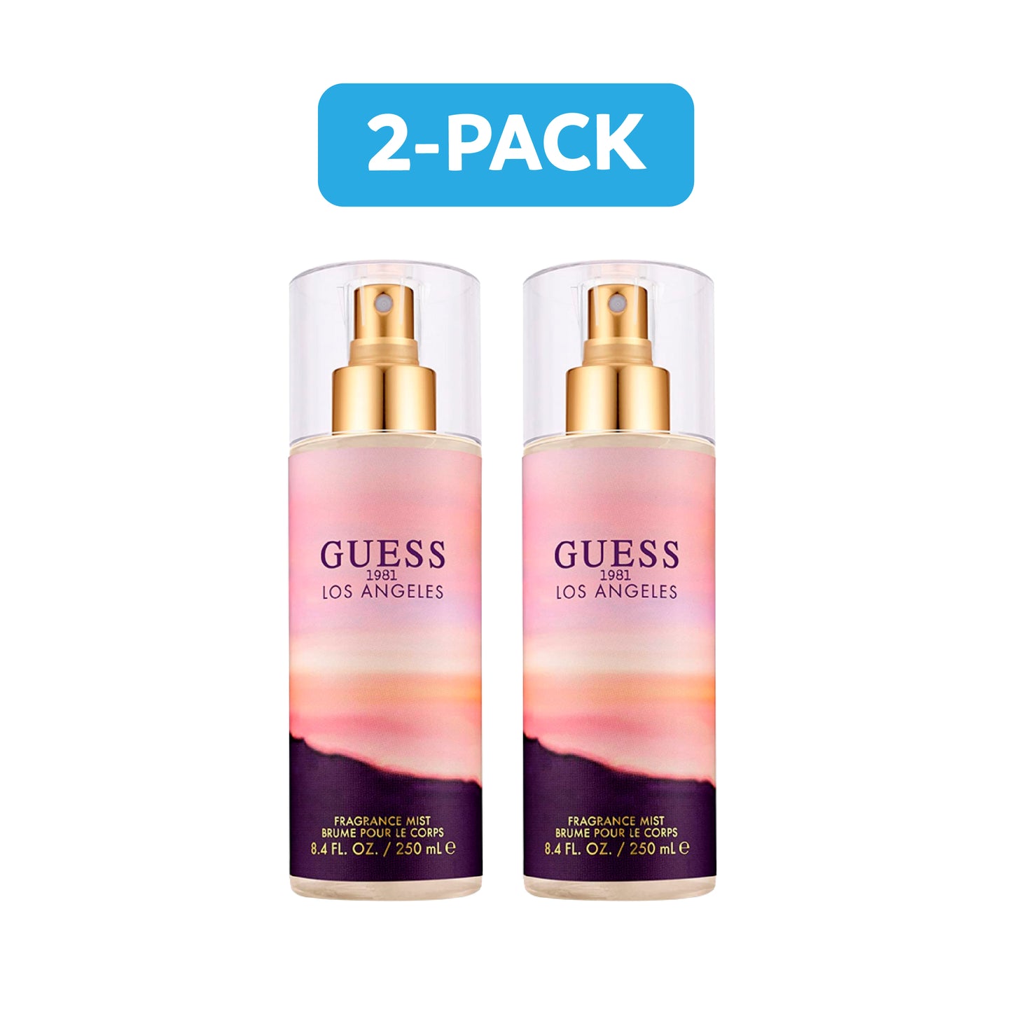 Guess 1981 Los Angeles Fragrance Mist for Women 8.4 oz 250 ml (2 Pack)