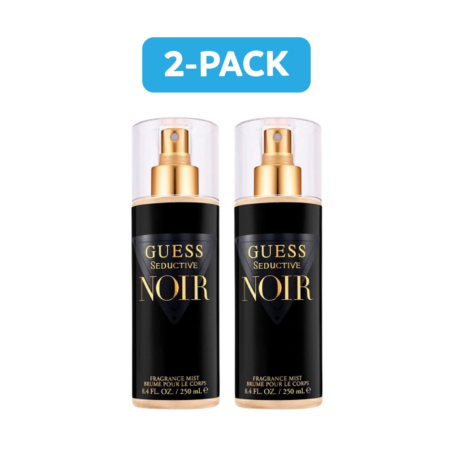 Guess Seductive Noir Fragrance Mist for Women 8.4 oz 250 ml (2 Pack)