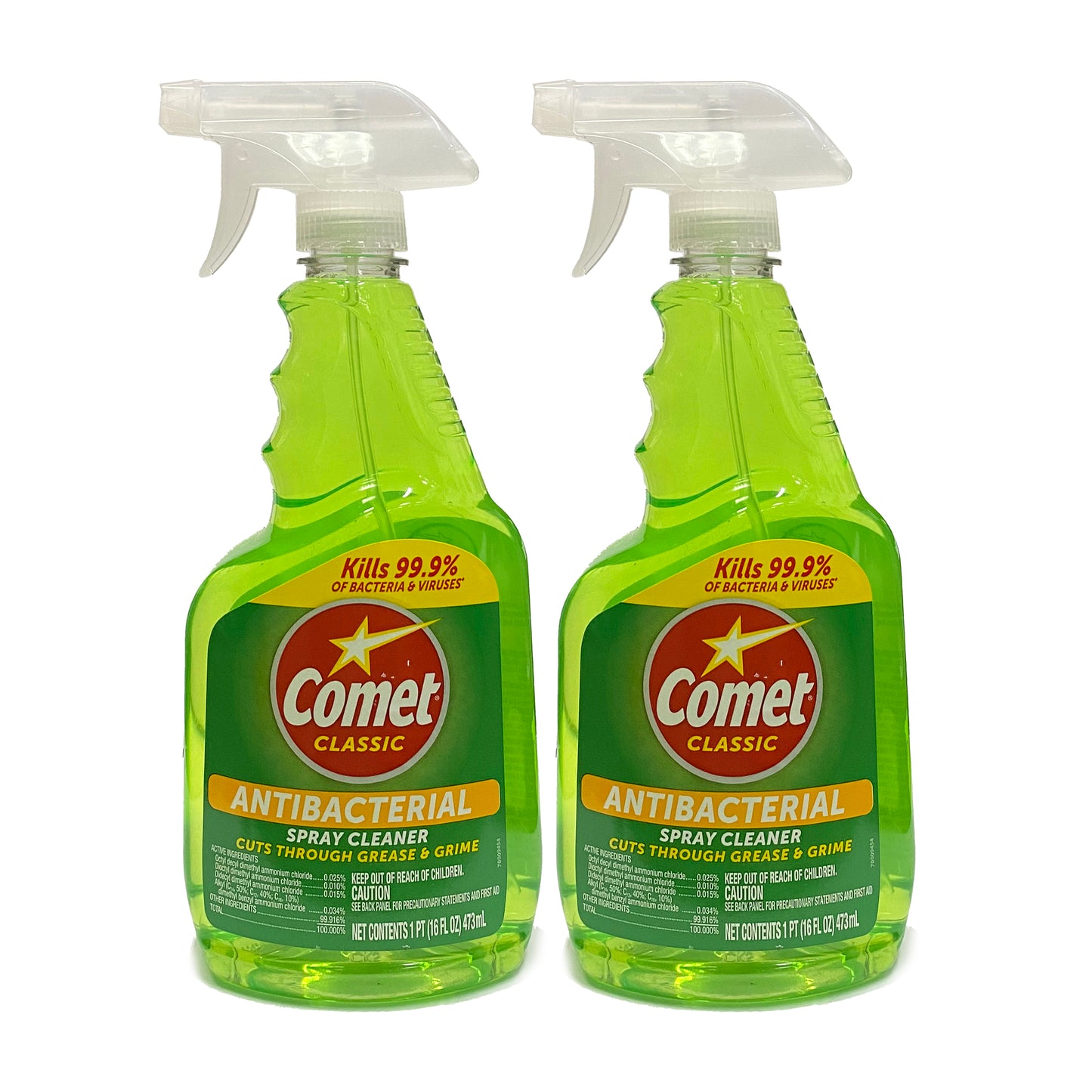 Comet Classic Antibacterial Spray Cleaner 16 oz "2-PACK"