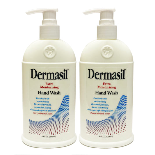 Dermasil Extra Moisturizing Hand Wash 8 oz "2-PACK"