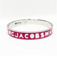 Marc Jacobs Bangle Logo Bracelet Pop Pink/Silver 1PC