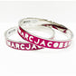 Marc Jacobs Bangle Logo Bracelet Pop Pink/Silver 1PC