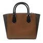 Michael Kors Carolyn Large Tote Leather Brown/Luggage (35F8GY7T3V)