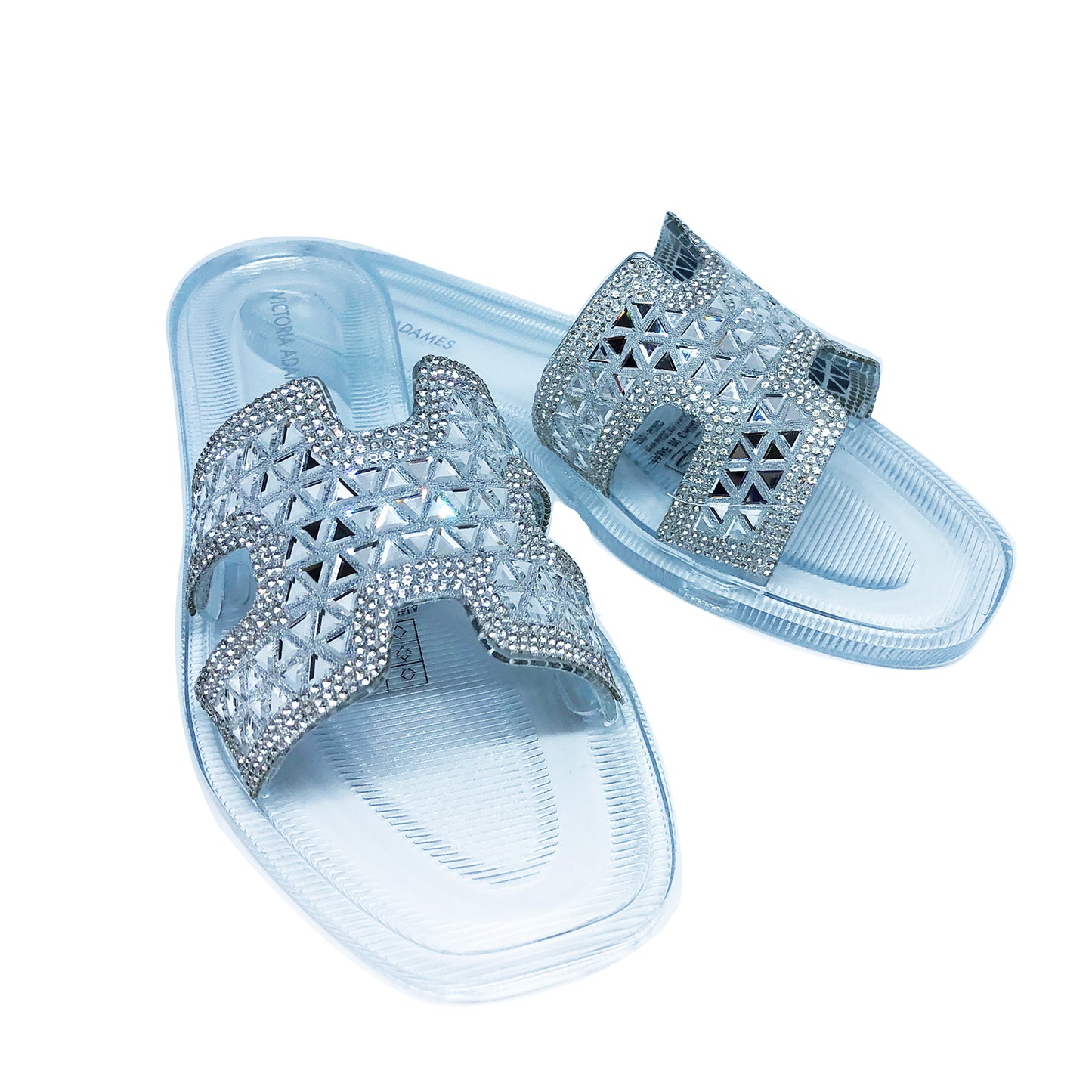 Victoria Adames Soho Jelly Sandals Clear