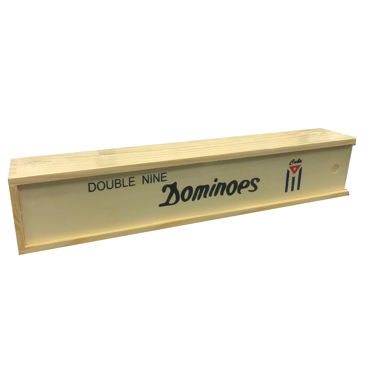 Dominoes Double Nine Set in Wooden Box Large