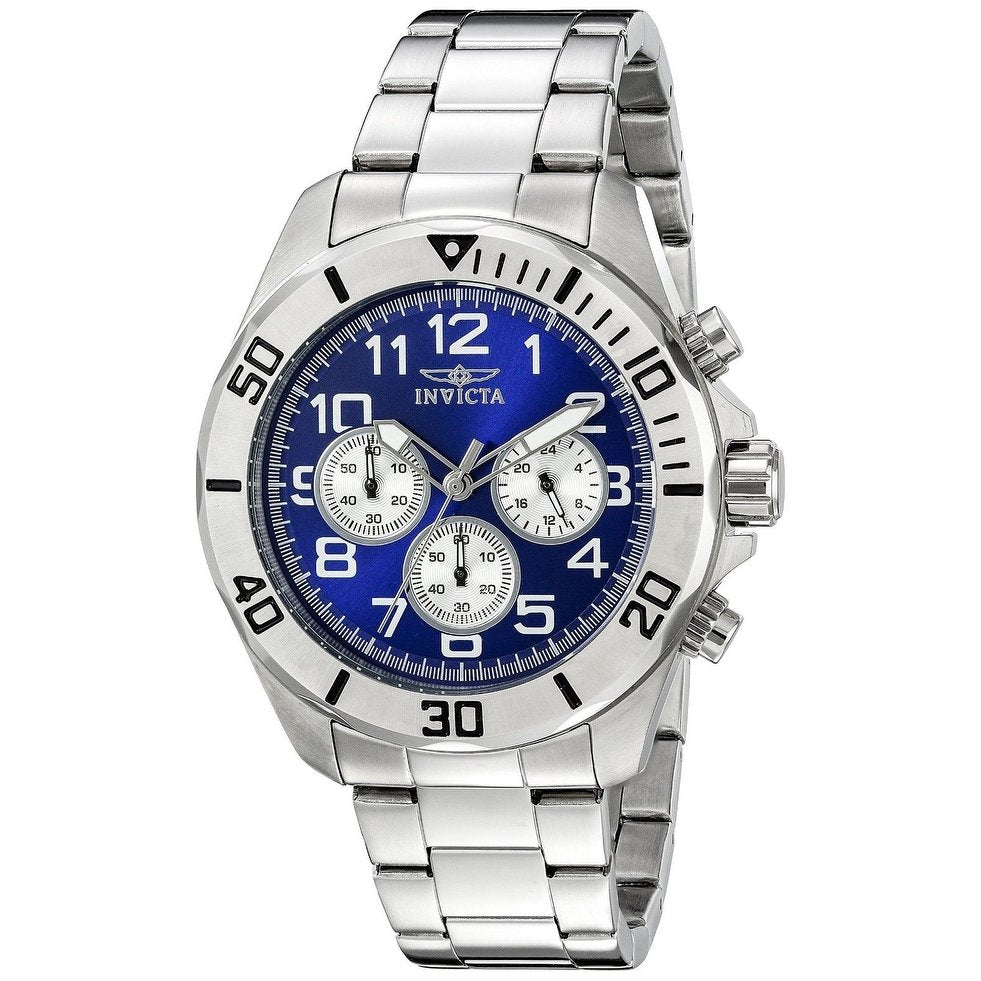 Invicta Men's Pro Diver Chronograph Stainless Steel Blue Dial (17937)