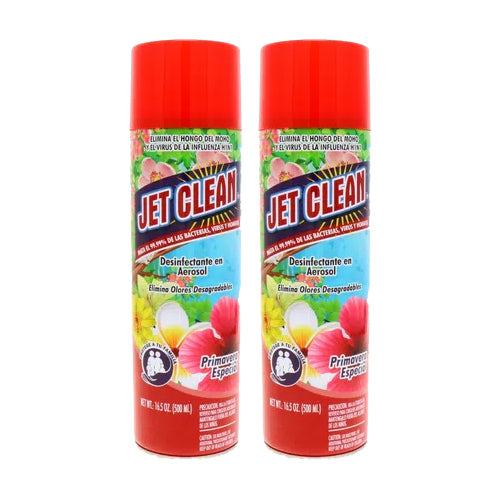 Disinfectant Spray Special Spring Primavera by Jet Clean 16.5 oz "2-PACK"