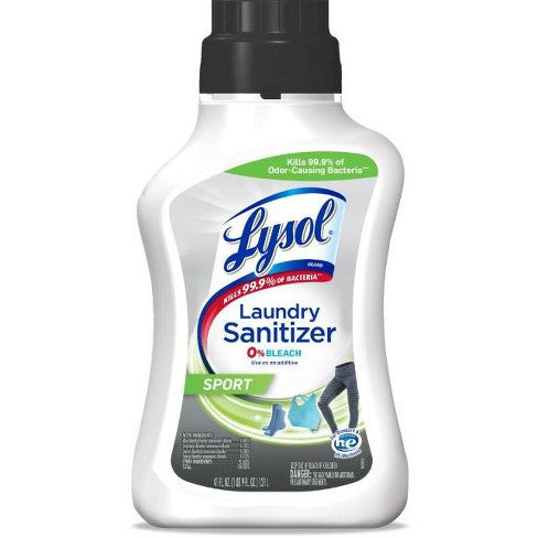 Lysol Laundry Sanitizer Sport 0% Bleach 41 oz