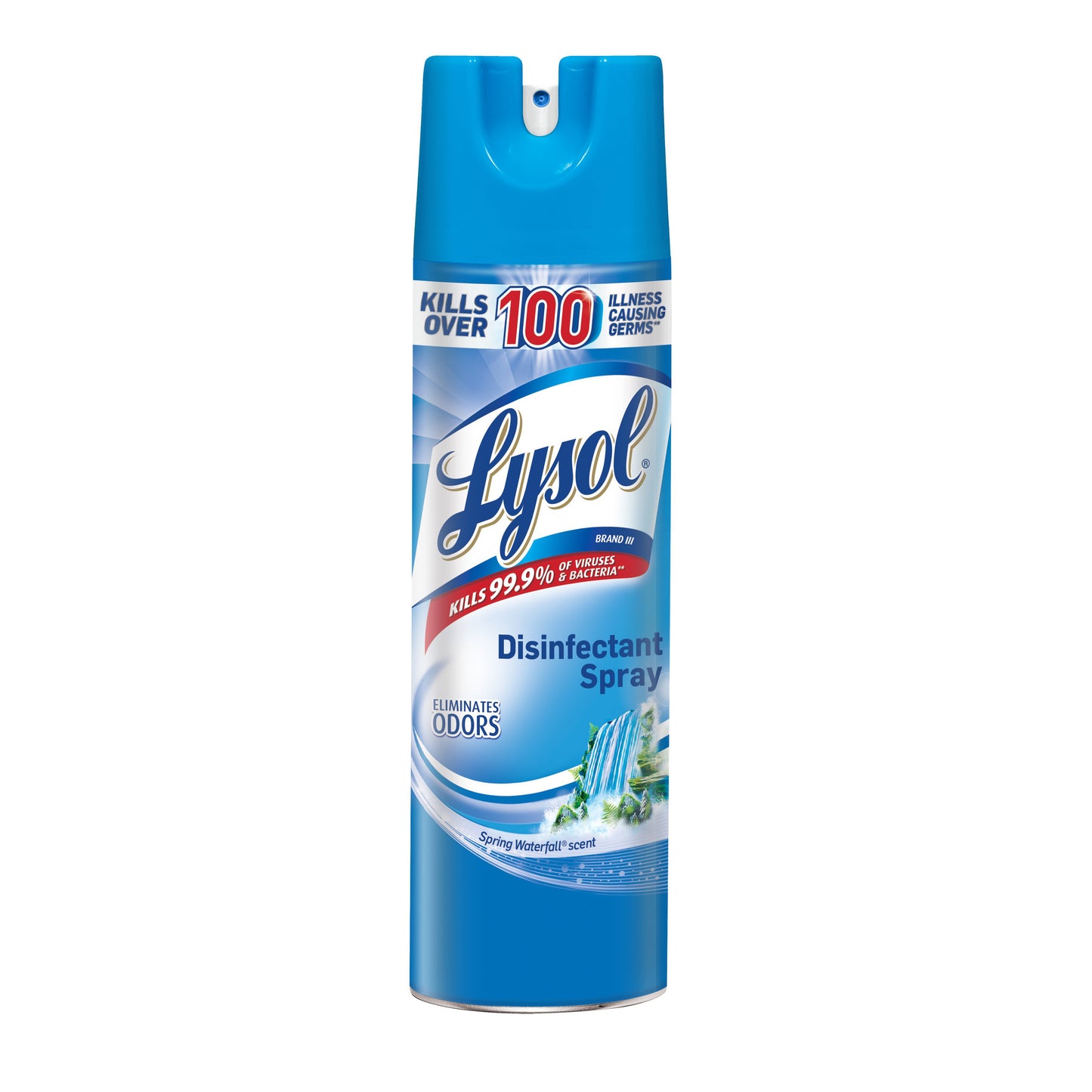 Lysol Disinfectant Spray, Spring Waterfall, 19oz, Cleaner
