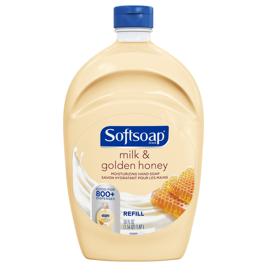 Softsoap Liquid Hand Soap Refill, Milk & Golden Honey - 50 oz