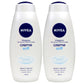 Nivea Cream Bath - Creme Soft - for women of all ages and all skin types - 750 ml (Pack of 2pc)