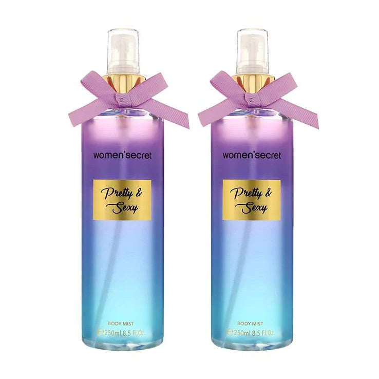 Women's Secret Pretty & Sexy Body Mist 8.5 oz 250 ml "2-PACK"