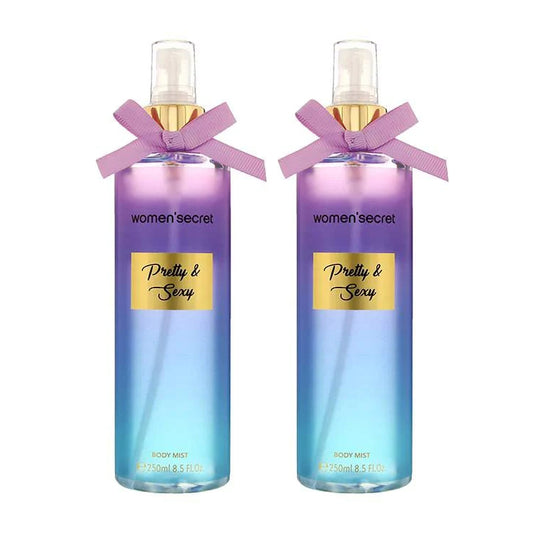 Women's Secret Pretty & Sexy Body Mist 8.5 oz 250 ml "2-PACK"