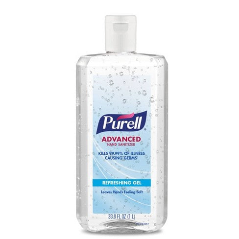 Purell Advanced Hand Sanitizer Refreshing Gel Pump Bottle 33.8 fl oz