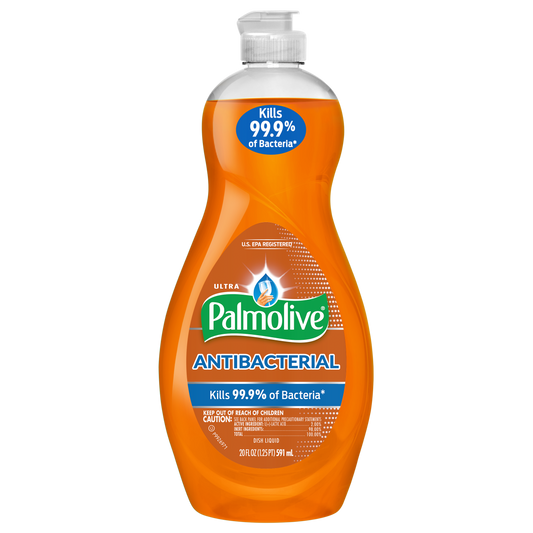 Palmolive Ultra Liquid Dish Soap, Antibacterial - 20 oz (Pack of 2pcs)