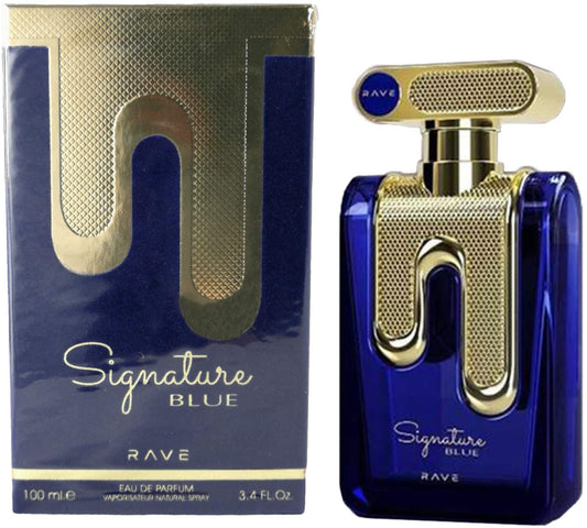 Signature Blue Rave Parfum 100ml 3.4 oz