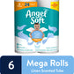 Angel Soft Toilet Paper, Linen, 6 Mega Rolls = 24 Regular Rolls