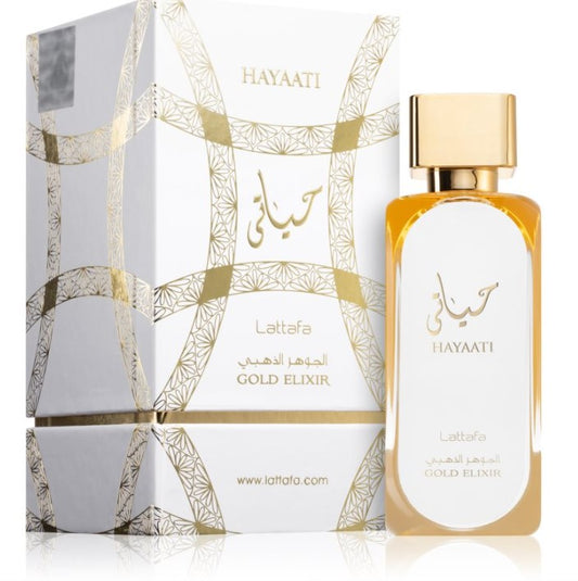 Hayaati Lattafa Gold Elixir Eau De Parfum Spray 3.4oz Unisex