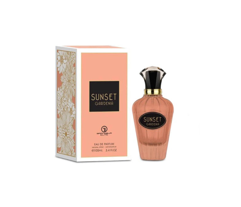 Sunset Gardenia by Grandeur Elite Eau De Parfum Spray For Women 3.4 oz