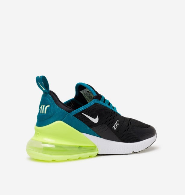 Nike air max 270 hot sale men's white and green