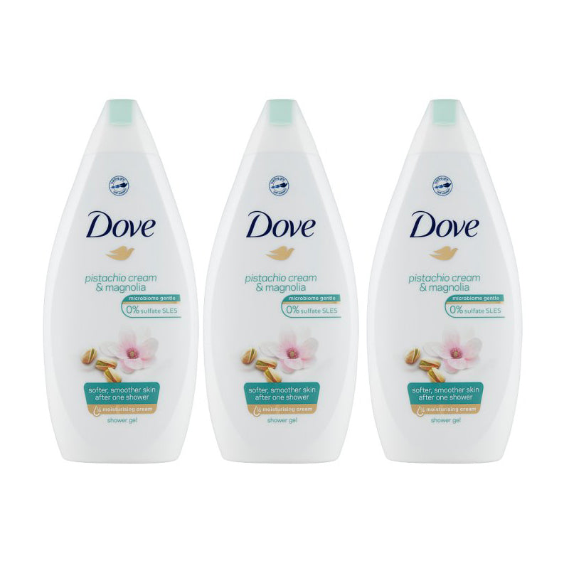 Dove Body Wash Pistachio Cream & Magnolia 500 ml "3-PACK"