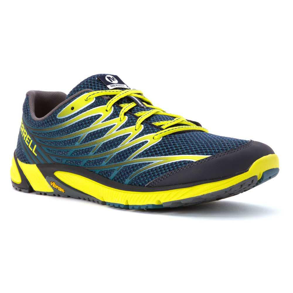 Merrell Bare Access 4 Running Shoes DragonFly/Yellow (J32477) Men