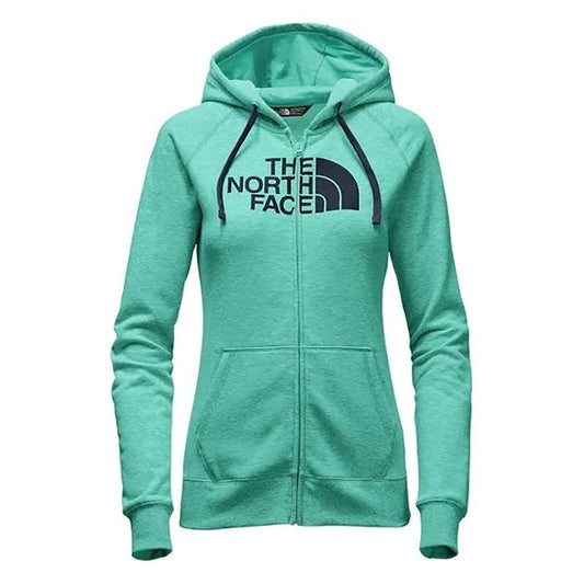 The North Face Women's Half Dome FZ Hoodie Bermuda Green/Ink Blue