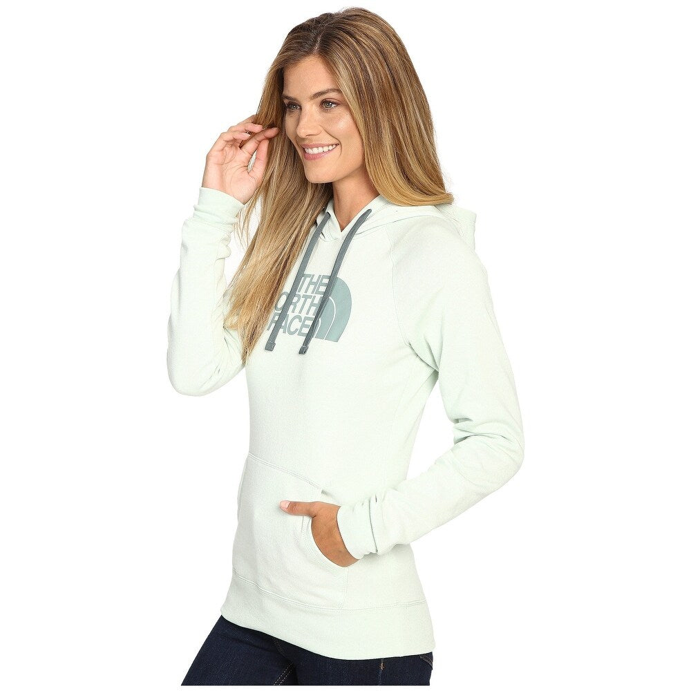 The North Face Women's Half Dome Hoodie Subtle Green Light Heather/Balsam Green