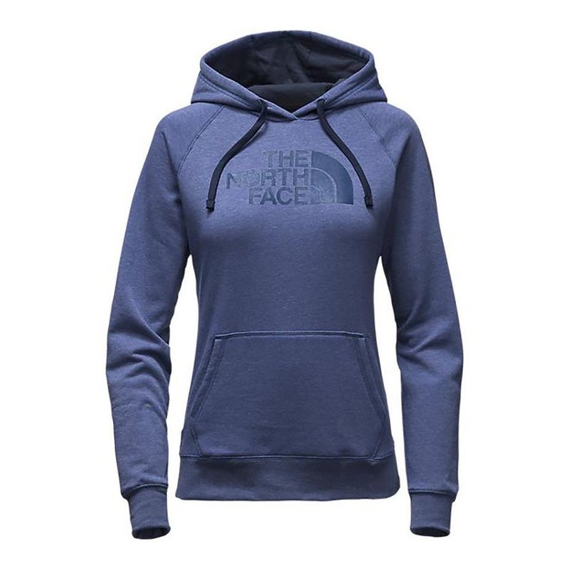 The North Face Women's Half Dome Pullover Hoodie Coastal Fjord Blue Cosmic Blue