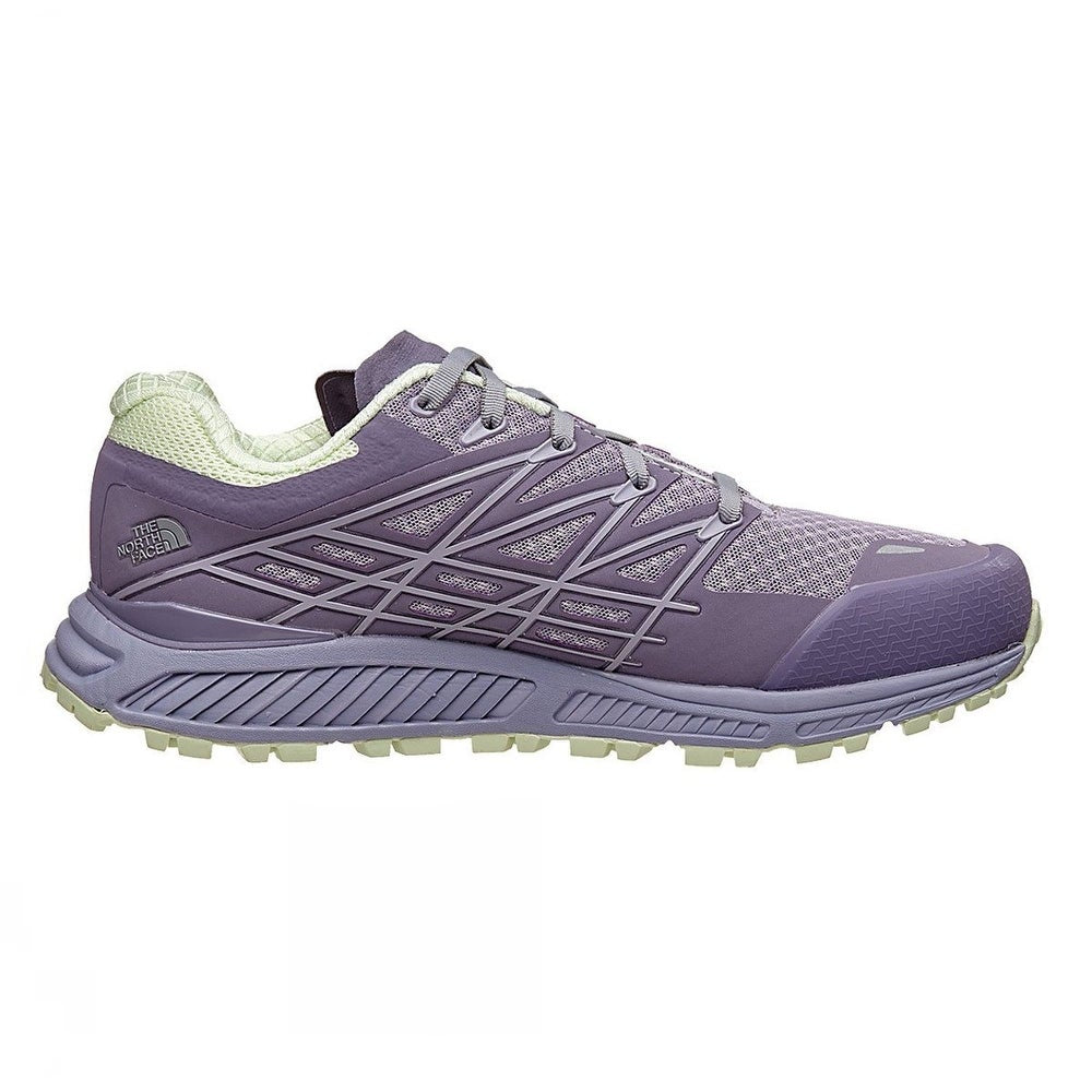 The North Face Women's Ultra Endurance Trail Running Shoes Lavender Gray/Ambrosia Green