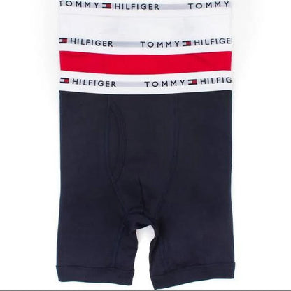 Tommy Hilfiger Men's Underwear 3 Pack Cotton Classics Boxer Briefs (09TE001608)