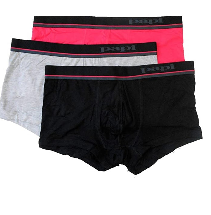 Papi Men's Cotton Brazilian Trunk "3-PACK" 980527