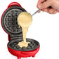 Nostalgia My Mini Personal Electric Waffle Maker Red