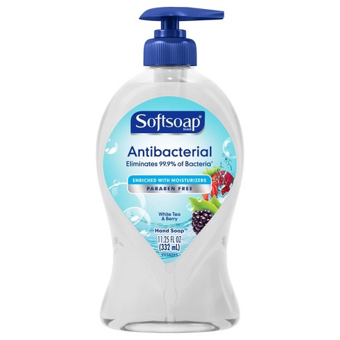 Softsoap Antibacterial Liquid Hand Soap Pump White Tea & Berry 11.25 fl oz