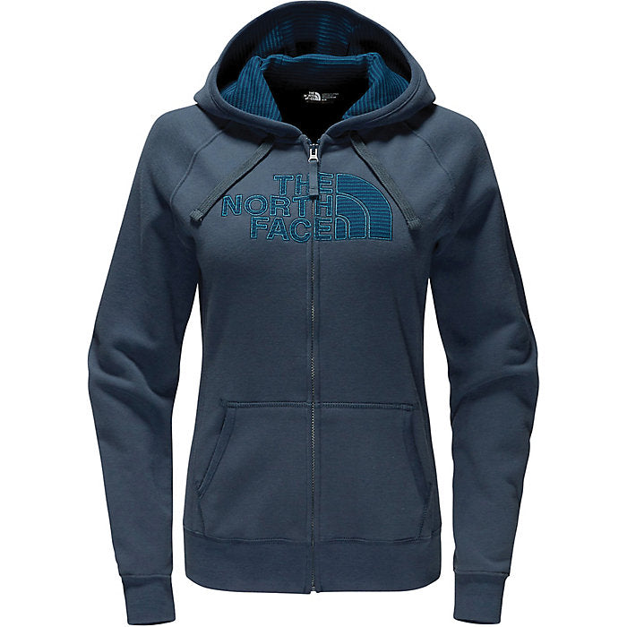 The North Face Women's Avalon Half Dome Full Zip Hoodie - Ink Blue