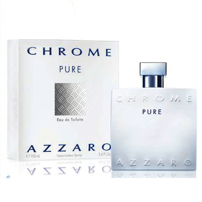 Azzaro Chrome Pure EDT 3.4 oz 100 ml Men
