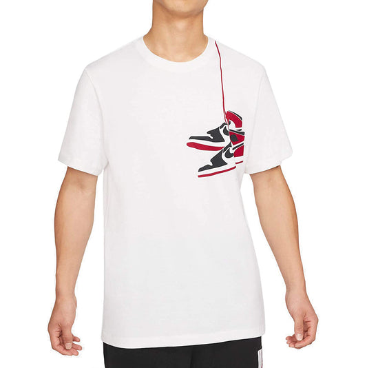 Nike Men's Air Jordan 1 Crew Neck Tee White (CZ0432-100)