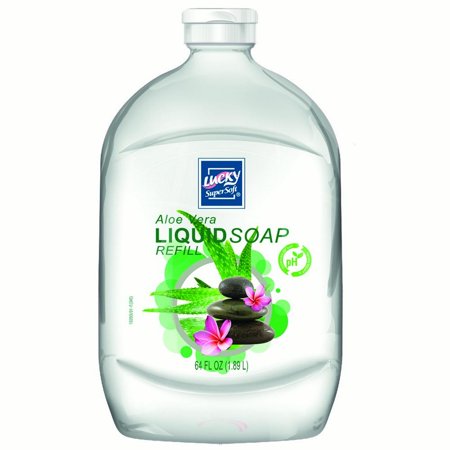Aloe Vera Liquid Soap 64 oz by Lucky Super Soft - REFILL