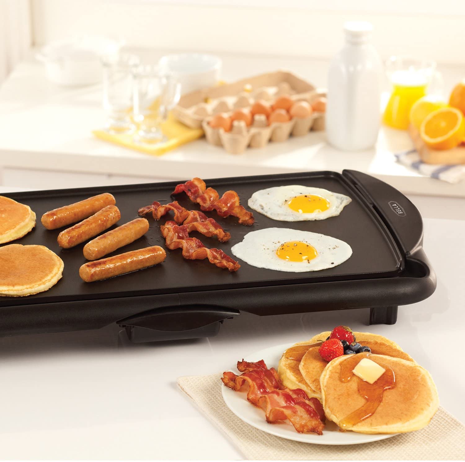 Bella 10 Griddle BELLA Inch By 20 Inch Electric Non Stick Griddle