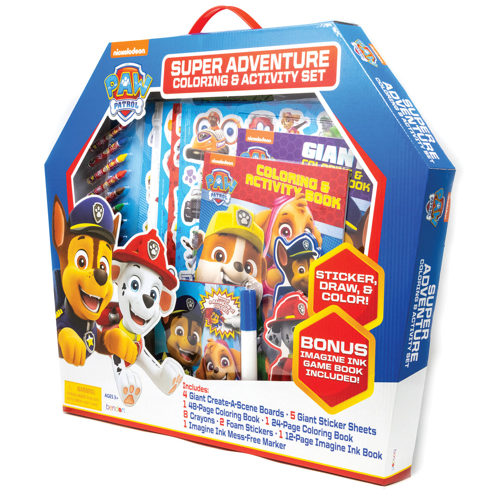 Paw Patrol Super Adventure Coloring and Activity Set – Rafaelos
