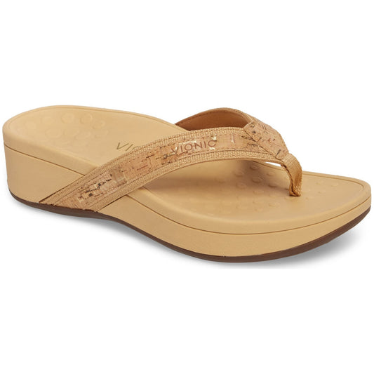 Vionic Women's Pacific Hightide Thong Sandal Cork