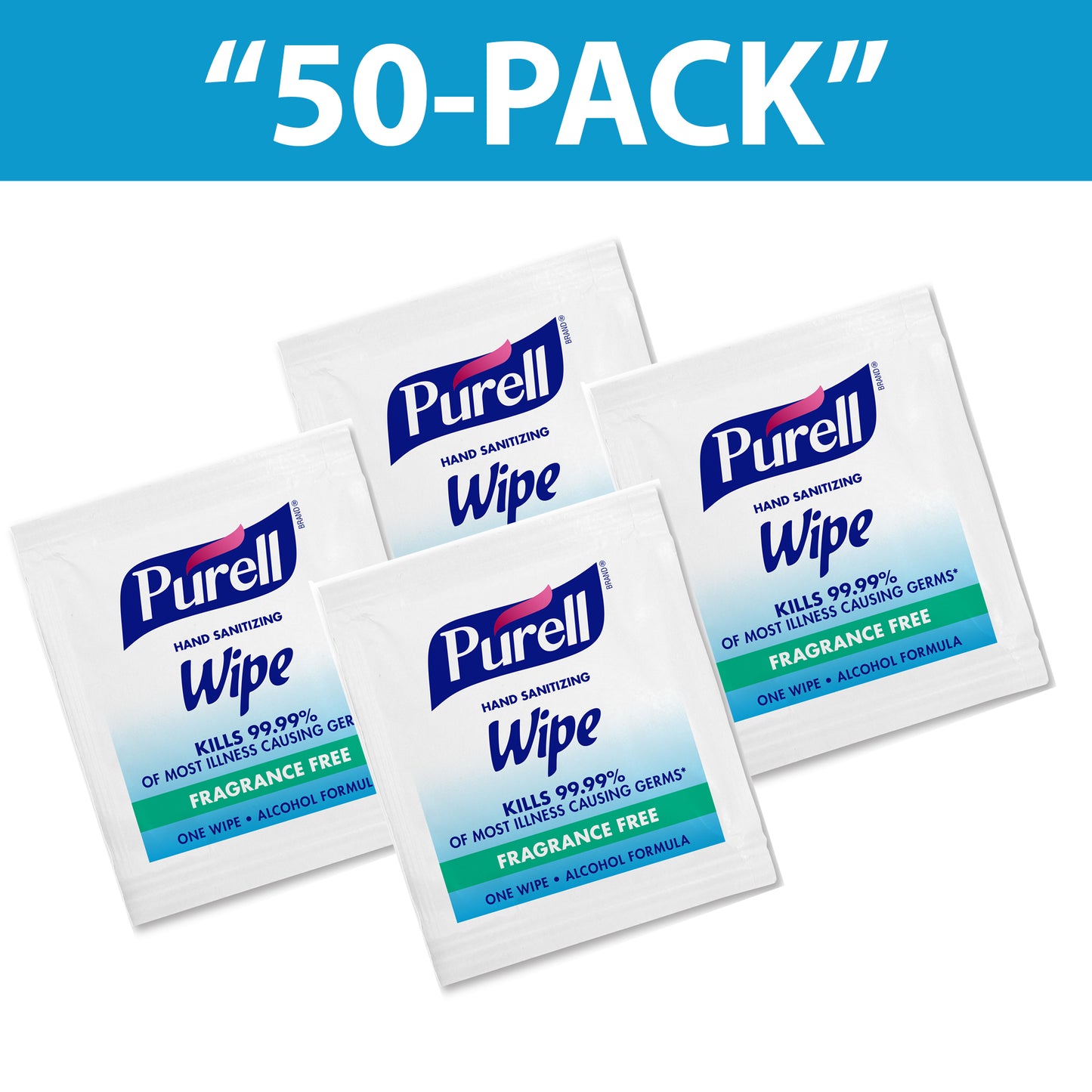 Purell Hand Sanitizer Wipes (50-PACK)