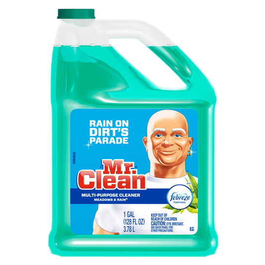 Mr. Clean Liquid All Purpose Cleaner, Meadows and Rain, 128 fl oz