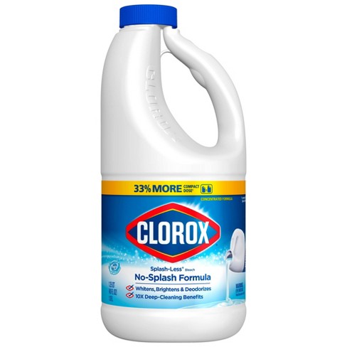 Clorox Splash-Less Liquid Bleach Regular 40 oz